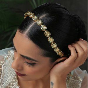Kundan Head Band